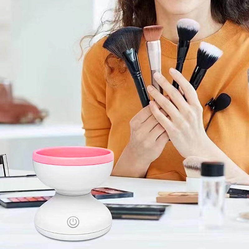 Portable USB Makeup Brush Cleaner Machine Electric Cosmetic Brush Cleaning Washing Tools Automatic Clean Makeup Brushes Portable USB Makeup Brush Cleaner Machine Electric Cosmetic Brush Cleaning Washing Tools Automatic Clean Makeup Brushes